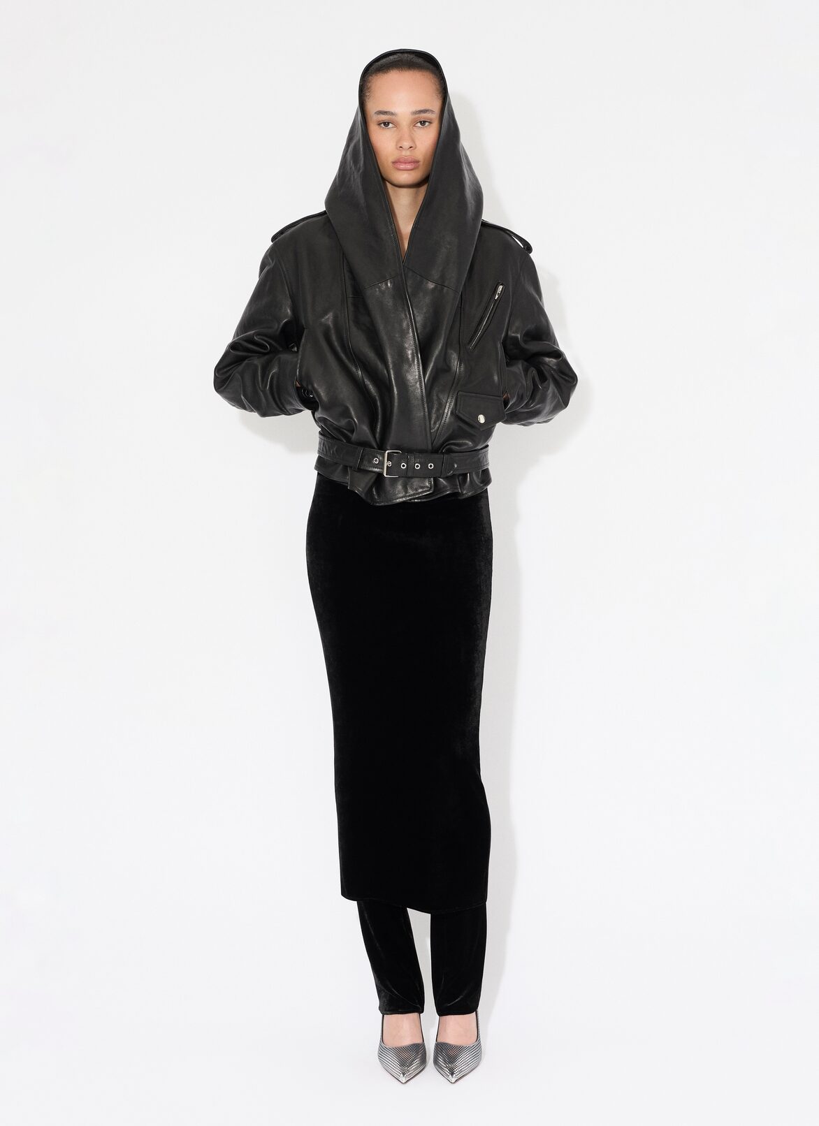 VELVET SKIRT-PANTS ALAÏA BLACK VELVET SKIRT-PANTS